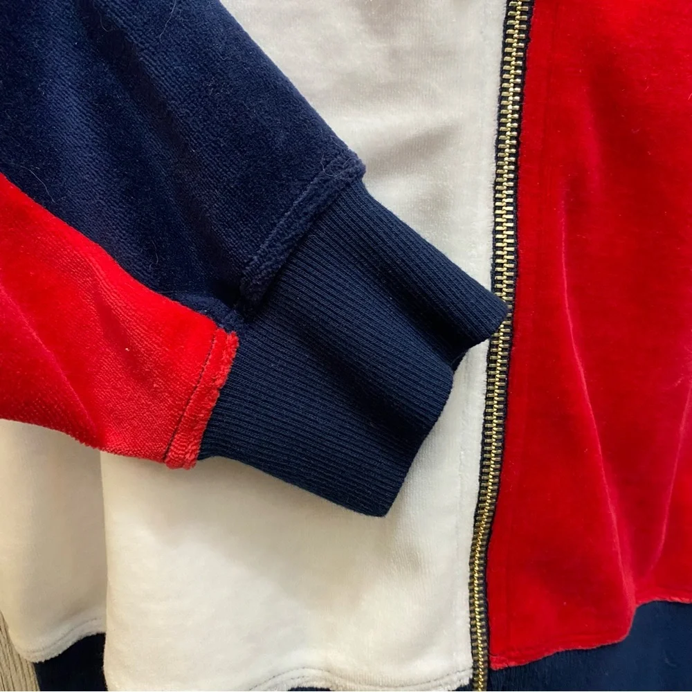 Tommy Hilfiger Sport Sweatshirt Hooded Zip Up Women’s Size Medium - Picture 10 of 11